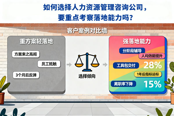 如何选择人力资源管理咨询公司,要重点考察落地能力吗? 如何选择人力资源管理咨询公司,要重点考察落地能力吗?